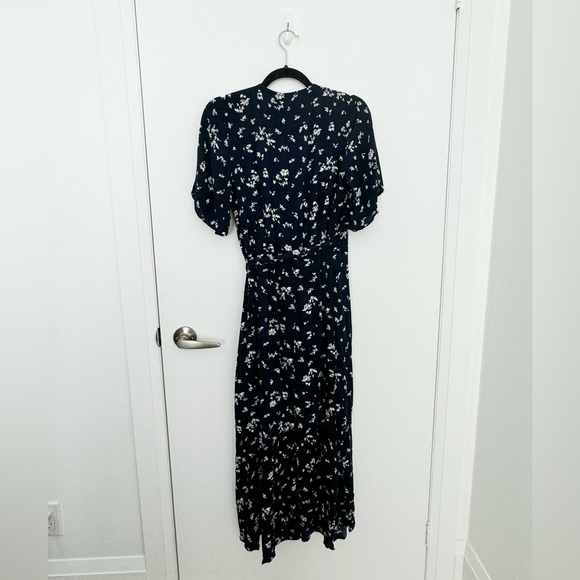 BNWT Wrap Maxi Dress High Low Ruffles - Picture 2 of 4